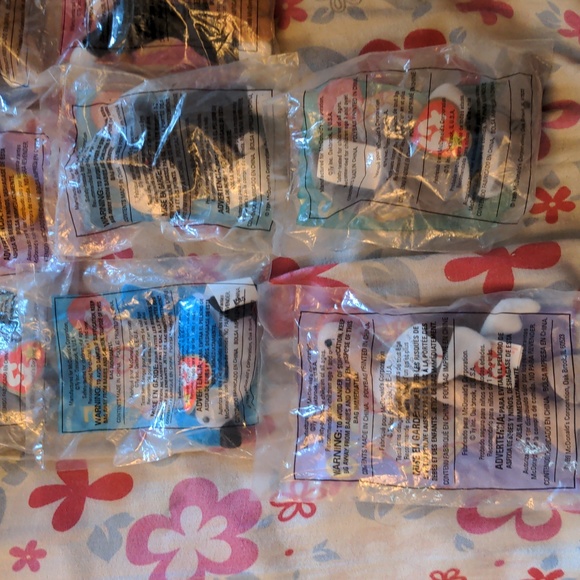Sealed Mc Donalds Vintage Ty 1999 Stuffed Toy Animals Bundle 8 piece bundle lot - Picture 9 of 14